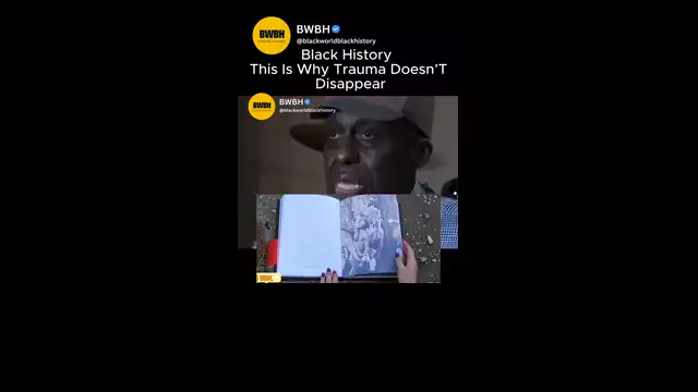 Black History This Is Why Trauma Doesn’T Disappear'' #blackhistory  #america #shorts #blackamerica