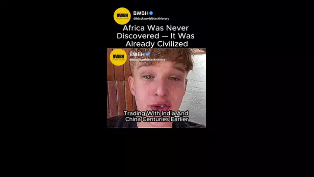 Black History: Africa Was Never Discovered'' #blackhistory  #america #shorts #america #blackamerica